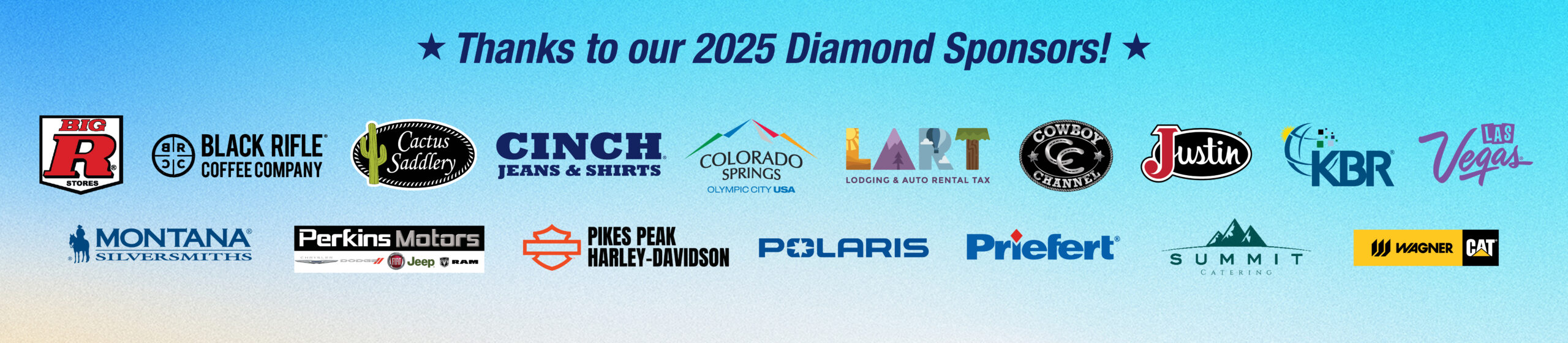 25 sponsors diamond